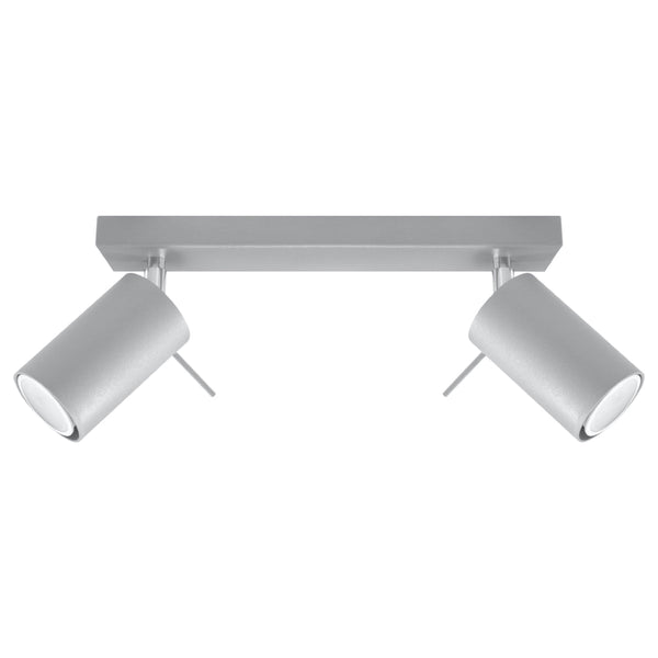 Plafondlamp RING 2 grijs