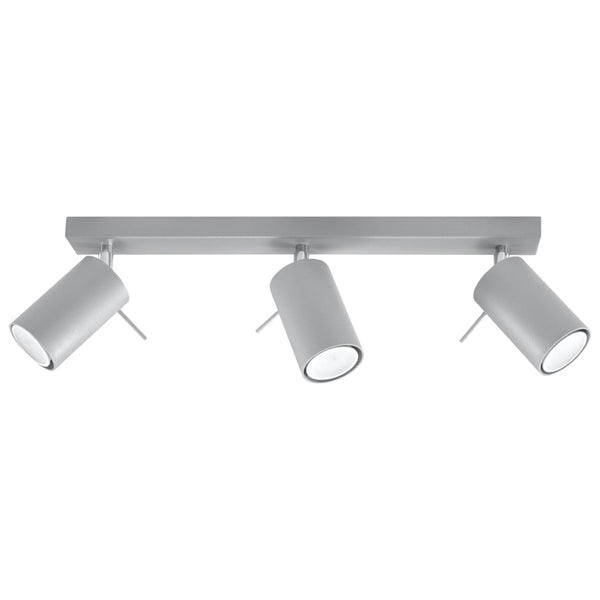 Plafondlamp RING 3 grijs