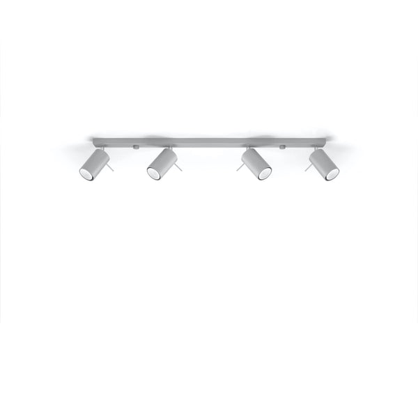 Plafondlamp RING 4L grijs