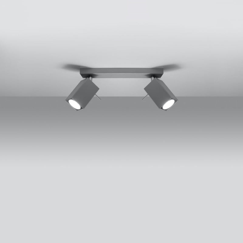 Plafondlamp MERIDA 2 grijs