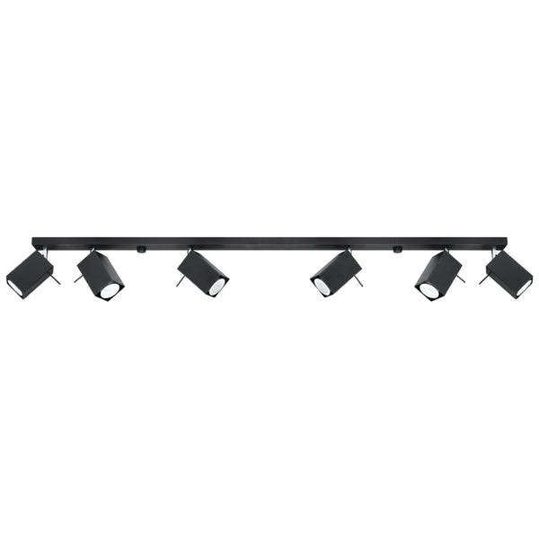 Plafondlamp MERIDA 6L zwart