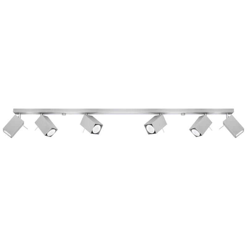 Plafondlamp MERIDA 6L grijs