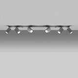 Plafondlamp MERIDA 6L grijs