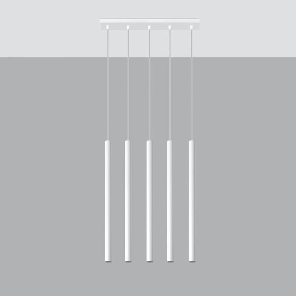Hanglamp PASTELO 5 wit