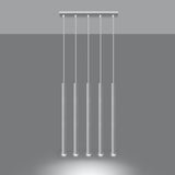 Hanglamp PASTELO 5 wit
