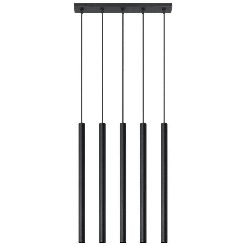 Hanglamp PASTELO 5 zwart