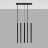 Hanglamp PASTELO 5 zwart