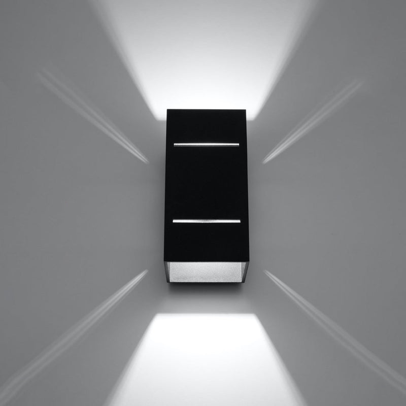 Wandlamp BLOCCO zwart
