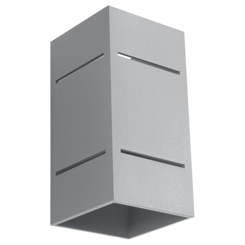 Wandlamp BLOCCO grijs
