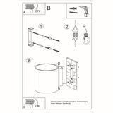 Wandlamp ORBIS beton