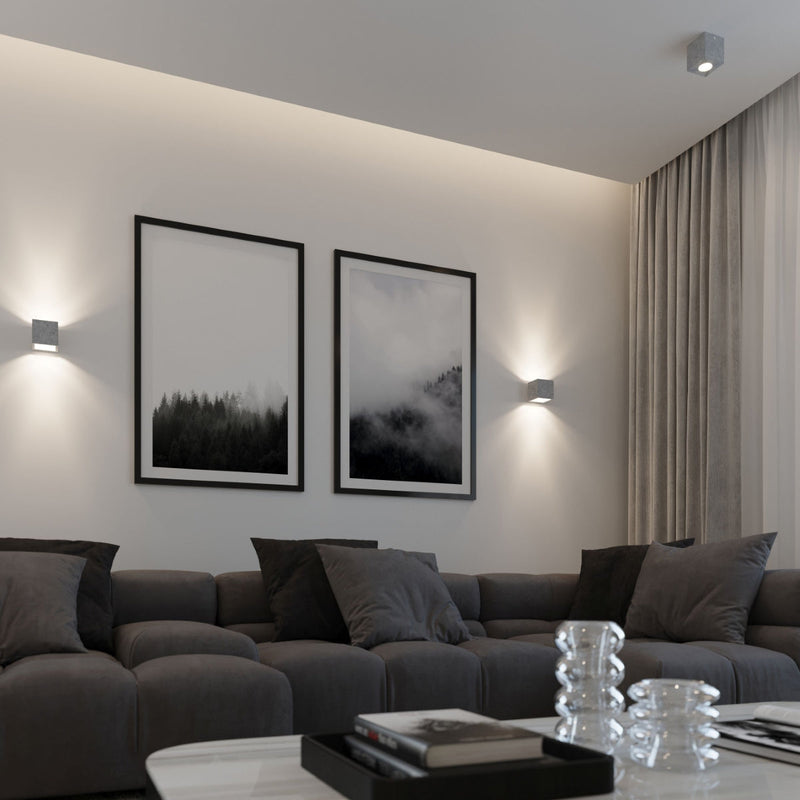 Wandlamp QUAD beton