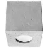 Plafondlamp QUAD beton