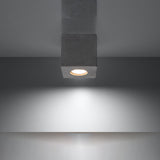 Plafondlamp QUAD beton