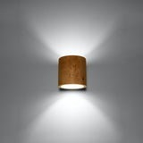 Wandlamp ORBIS naturel hout