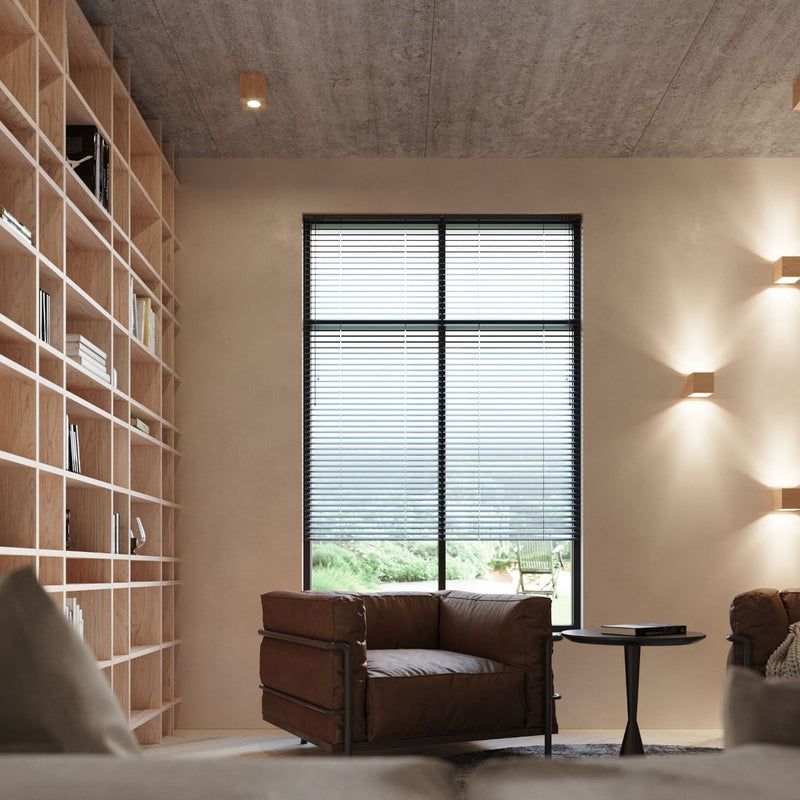 Plafondlamp QUAD naturel hout