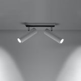 Plafondlamp DIREZIONE 2 wit