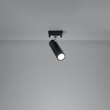 Plafondlamp DIREZIONE 1 zwart