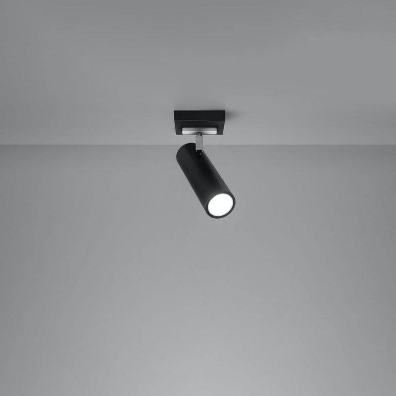 Plafondlamp DIREZIONE 1 zwart