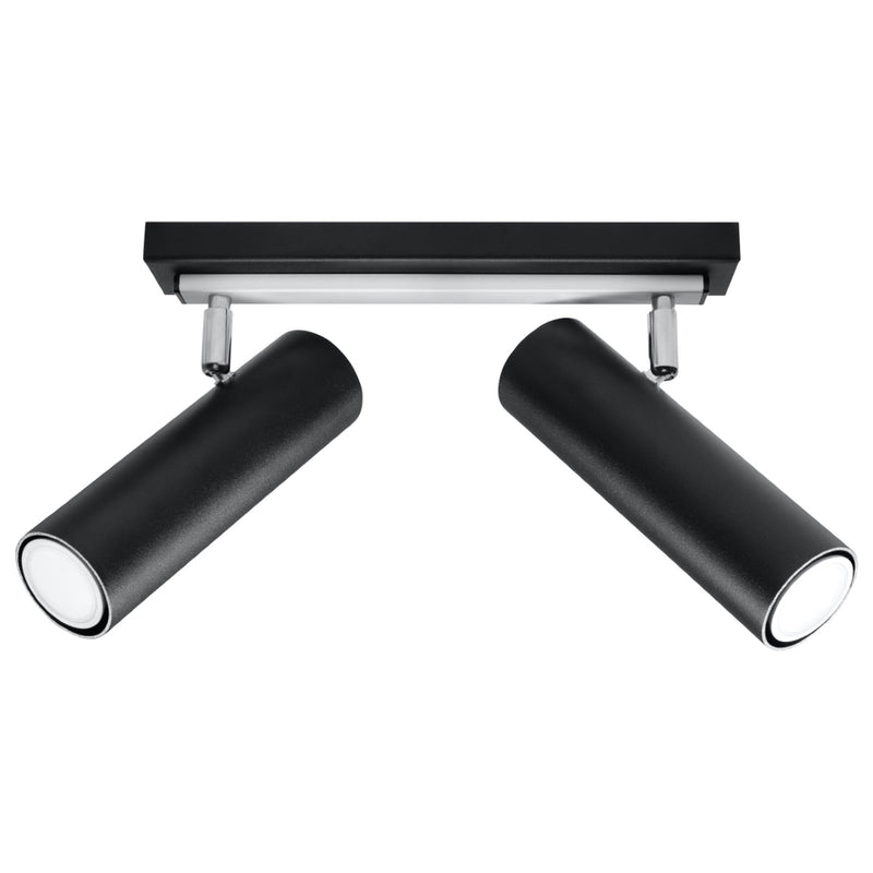 Plafondlamp DIREZIONE 2 zwart
