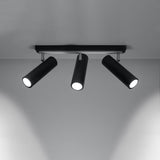 Plafondlamp DIREZIONE 3 zwart