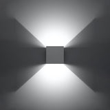Wandlamp LUCA wit LED IP54