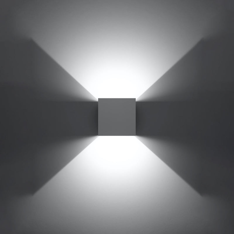 Wandlamp LUCA wit LED IP54