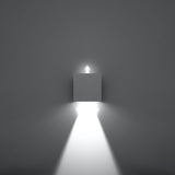 Wandlamp LUCA wit LED IP54