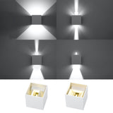 Wandlamp LUCA wit LED IP54