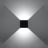 Wandlamp LUCA zwart LED IP54