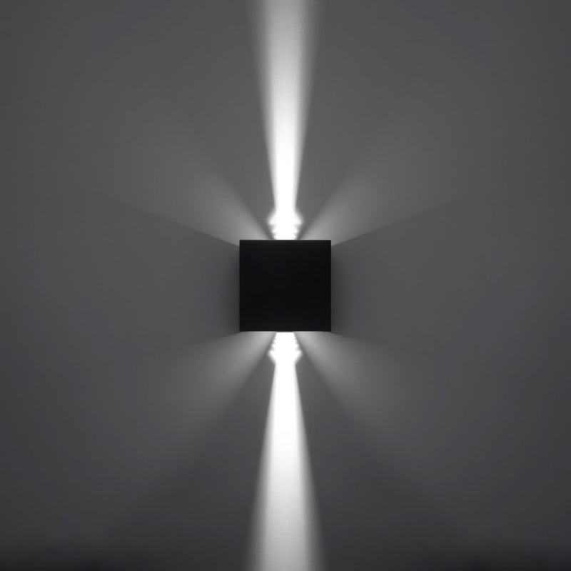 Wandlamp LUCA zwart LED IP54