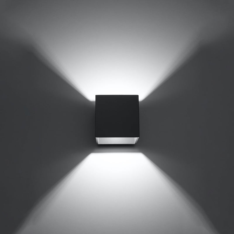 Wandlamp QUAD 1 antraciet