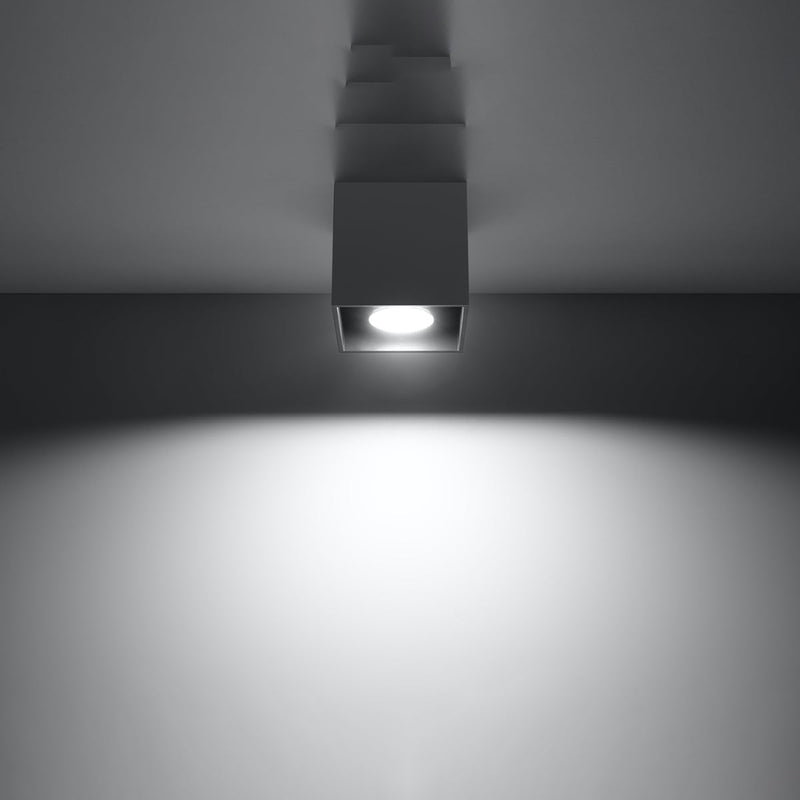Plafondlamp QUAD 1 antraciet