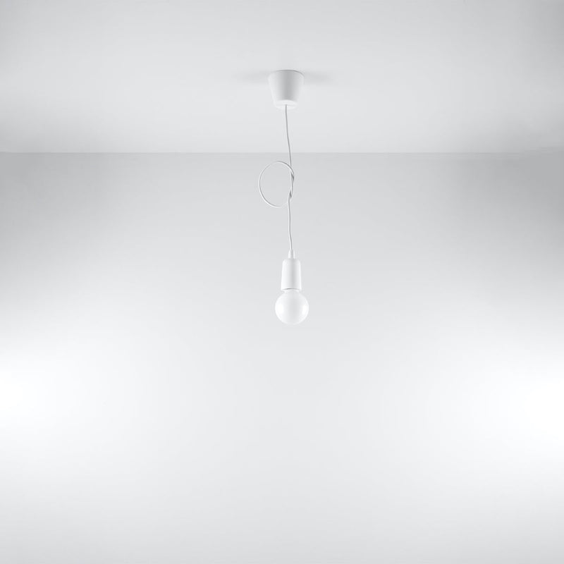 Hanglamp DIEGO 1 wit