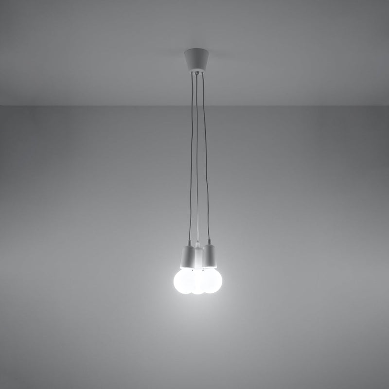 Hanglamp DIEGO 3 wit