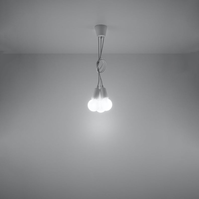 Hanglamp DIEGO 3 wit