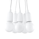 Hanglamp DIEGO 5 wit