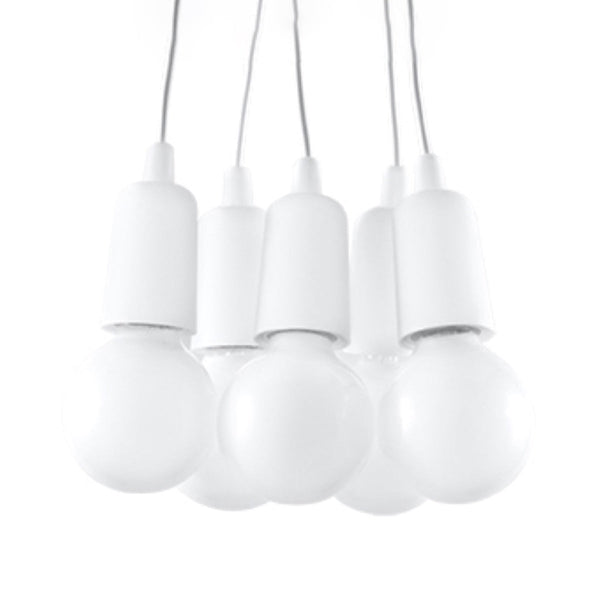 Hanglamp DIEGO 5 wit