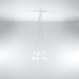 Hanglamp DIEGO 5 wit