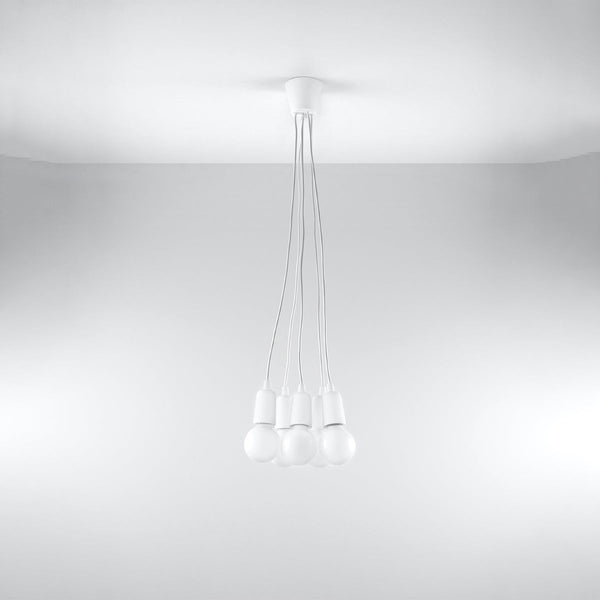 Hanglamp DIEGO 5 wit