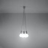 Hanglamp DIEGO 5 wit