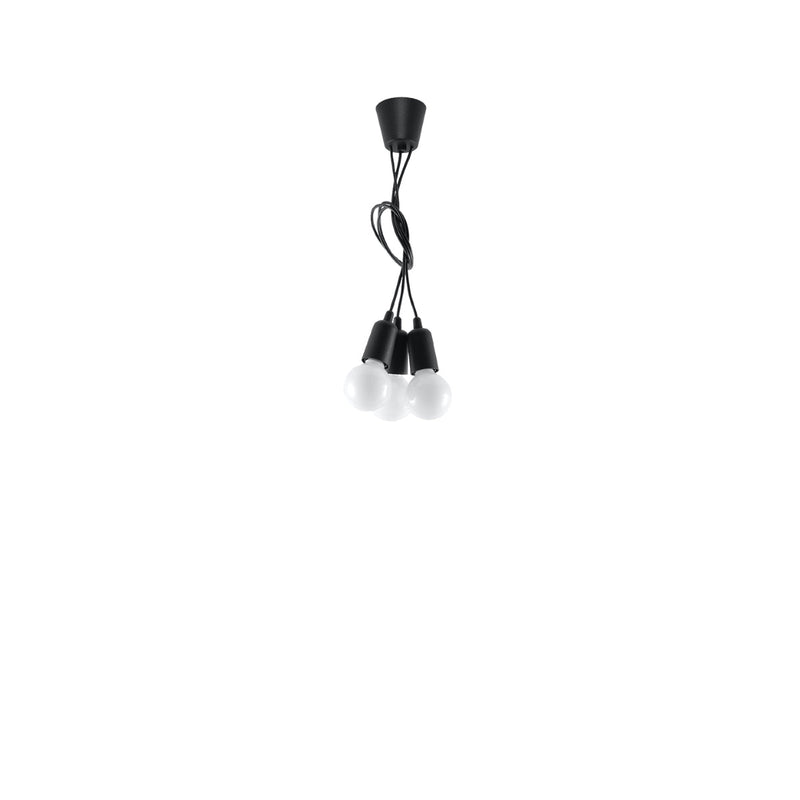 Hanglamp DIEGO 3 zwart