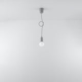 Hanglamp DIEGO 1 grijs