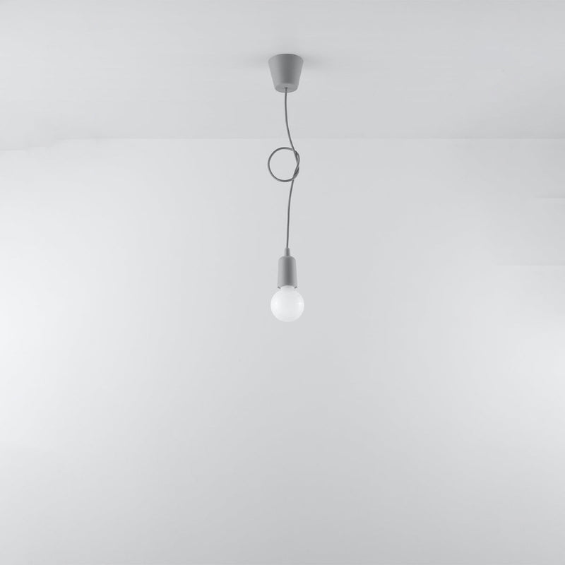 Hanglamp DIEGO 1 grijs