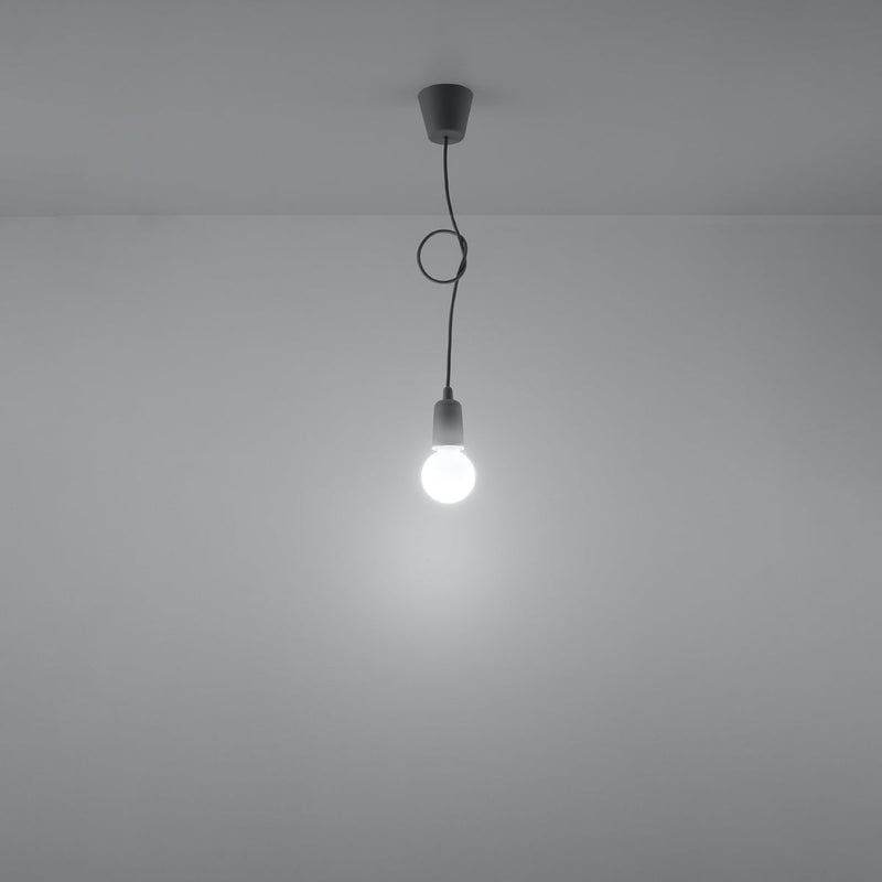 Hanglamp DIEGO 1 grijs