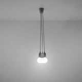 Hanglamp DIEGO 3 grijs