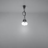 Hanglamp DIEGO 3 grijs