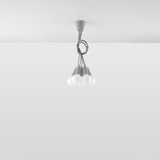 Hanglamp DIEGO 5 grijs