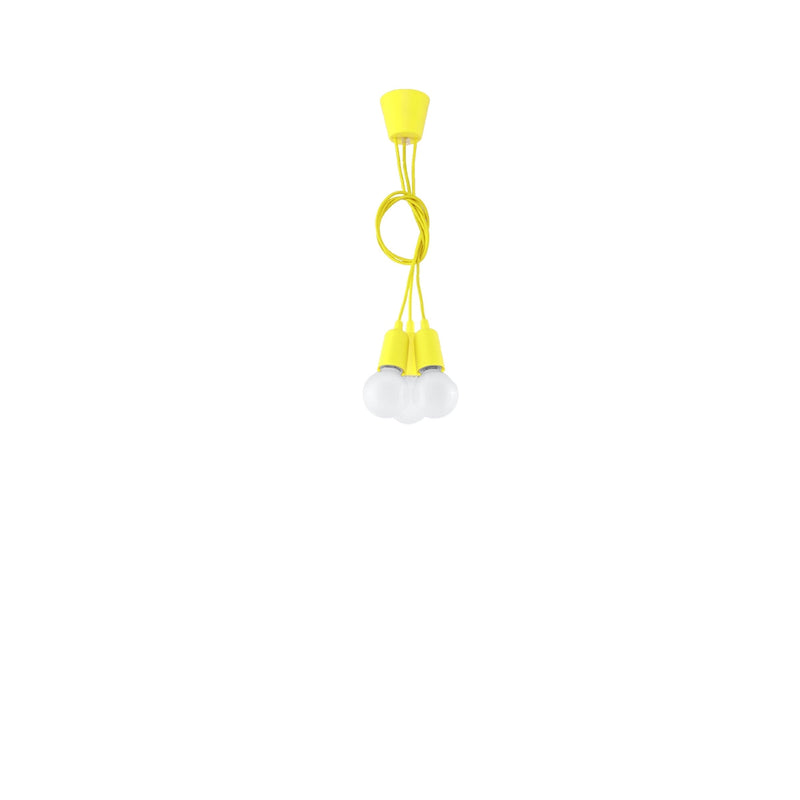 Hanglamp DIEGO 3 geel