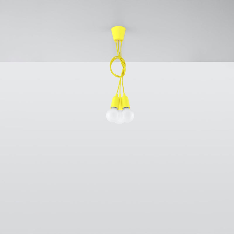 Hanglamp DIEGO 3 geel