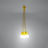 Hanglamp DIEGO 5 geel